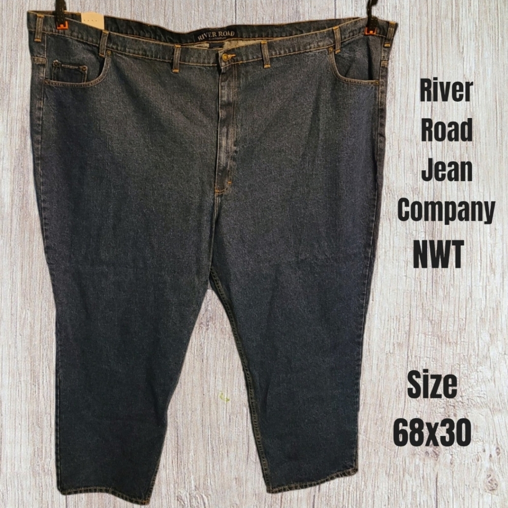 River Road Jean Company NWT ⭐Size 68x30⭐ Men's Jeans